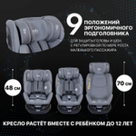Автокресло Nuovita Maczione NiS2-1 Grigio/Серый