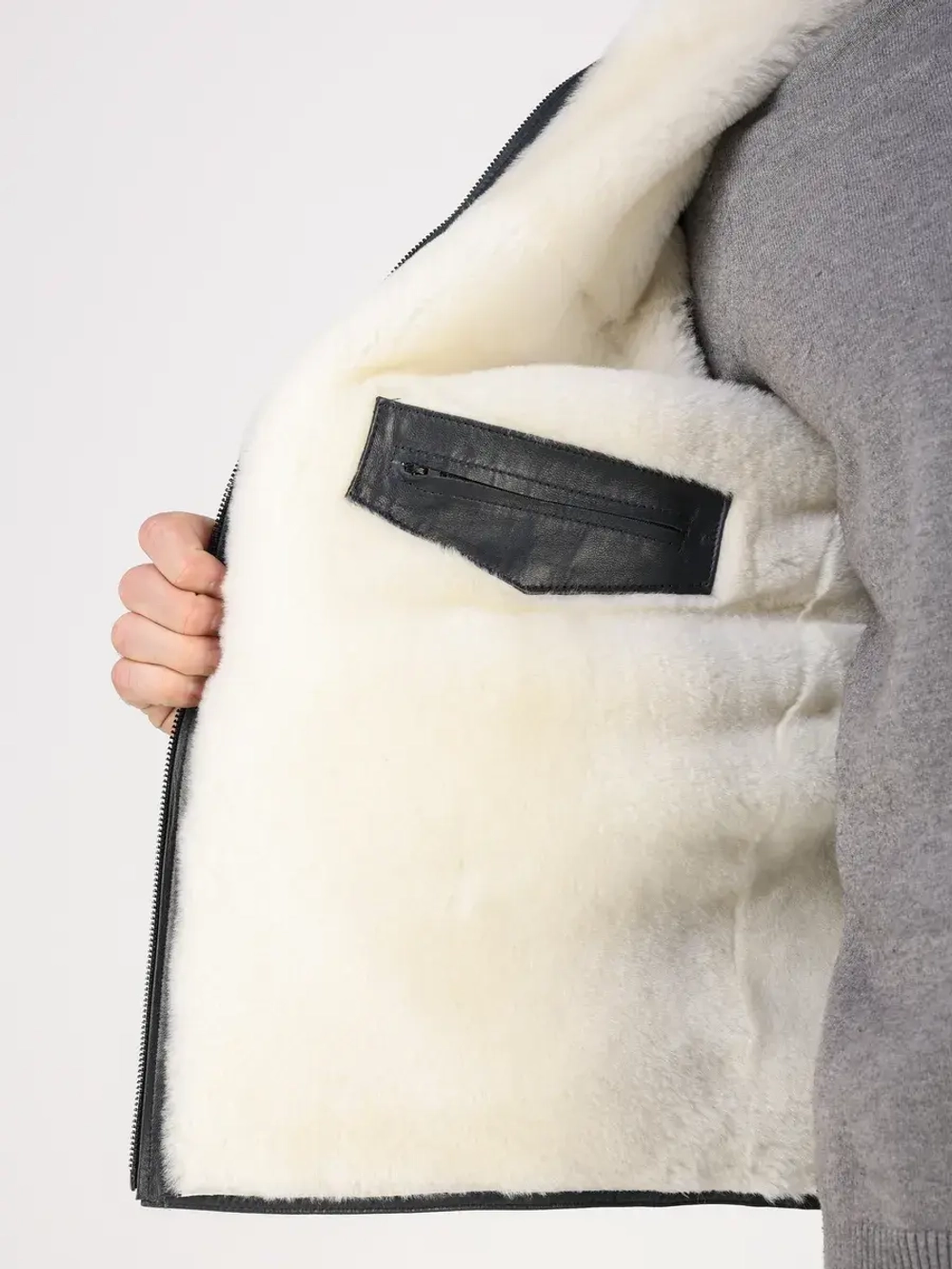 Дубленка натуральная куртка зимняя кожаная