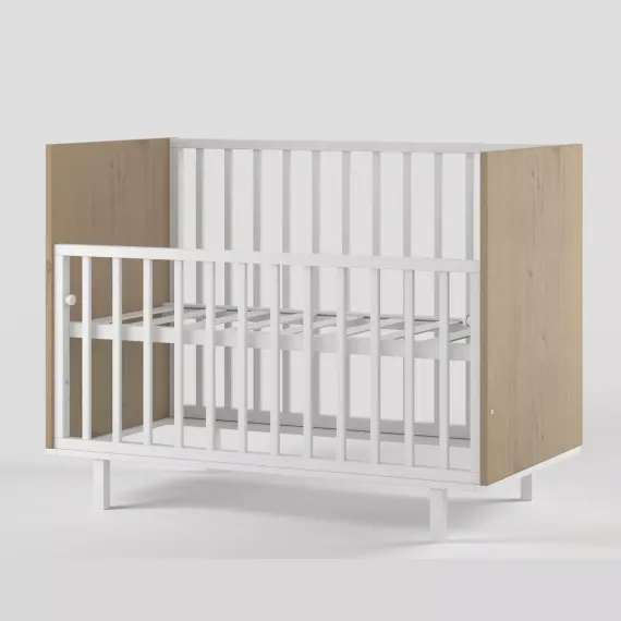 Детская кроватка на маятнике Incanto Cambridge Белый/дуб