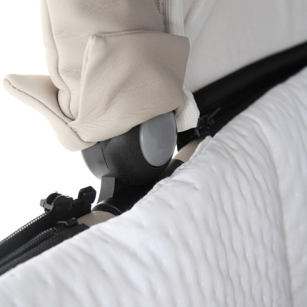 Детская коляска Sevillababy Tisso 2 в 1 латте экокожа