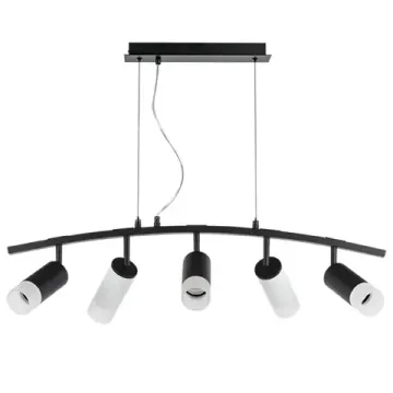 Подвесной светильник 5*GU10 LR7353733621 чёрный/белый Rullo Lightstar