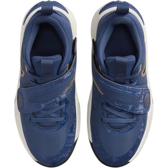 NIKE Team Hustle D 11 Детские баскетбольные кроссовки СРЕДНЕЙ длины с глубоким морским вырезом.