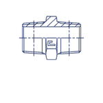 Соединение P NPT 3/4 - NPT 1/4