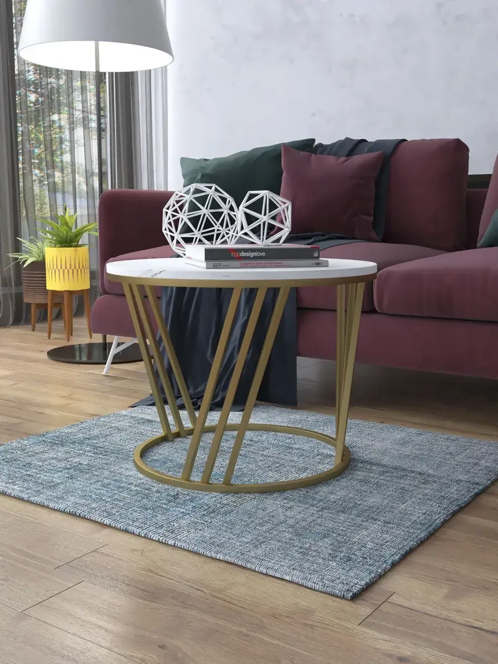 Журнальный стол Адидас - ЗСБ - МДФ в ПВХ