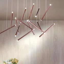 Подвесная Люстра Dutti D0068 Led Chandelier Modern 14 Black By Imperiumloft