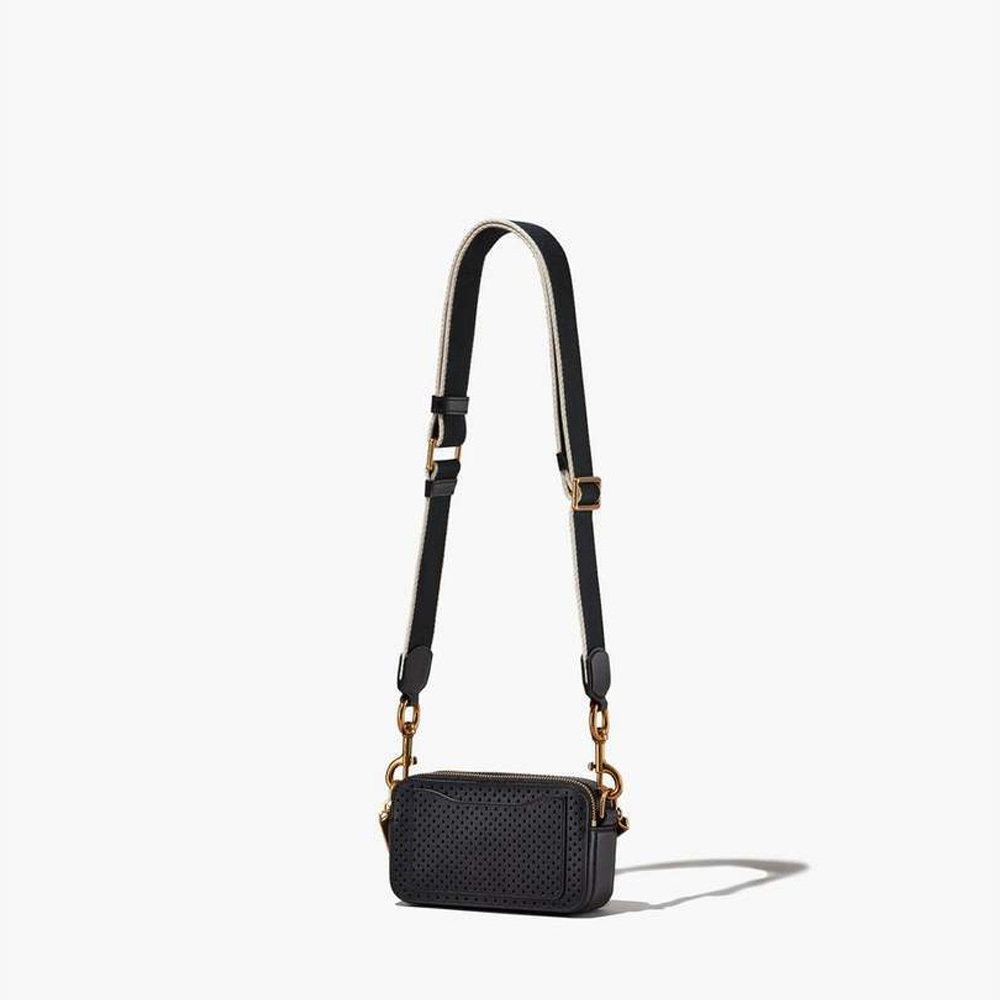 СУМКА MARC JACOBS THE PERFORATED SNAPSHOT BLACK
