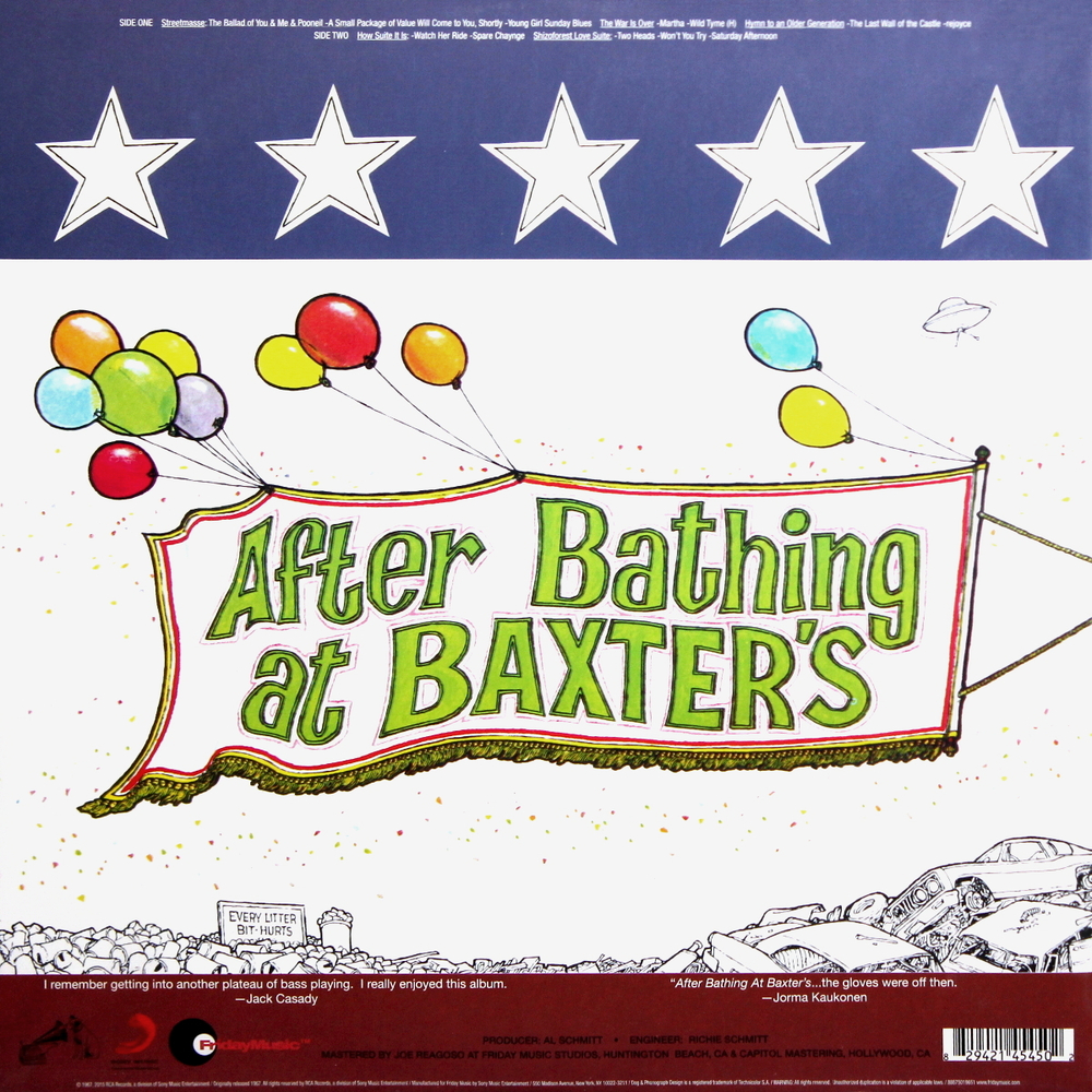 Jefferson Airplane / After Bathing At Baxter's (Clear Vinyl)(LP)