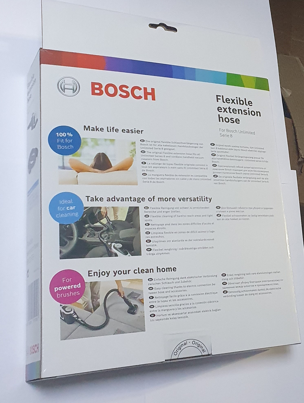 17006571 Шланг пылесоса БОШ, Сименс в оригинальной упаковке для приводных щеток