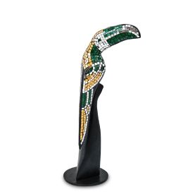 Decor and Gift 23-029-04 Н-р статуэток из трех «Тукан» дерево+стекл.мозаика (50,40,30 см)