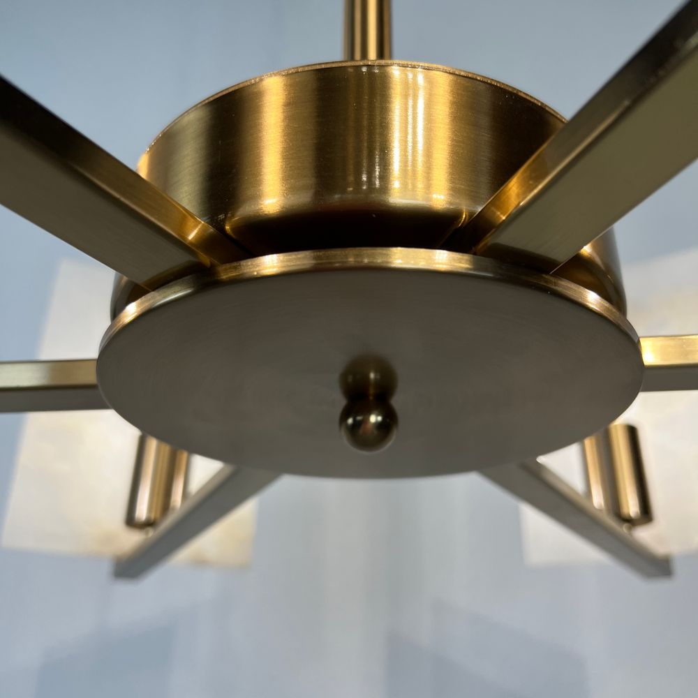 Люстра Marble Square Chandelier By Imperiumloft