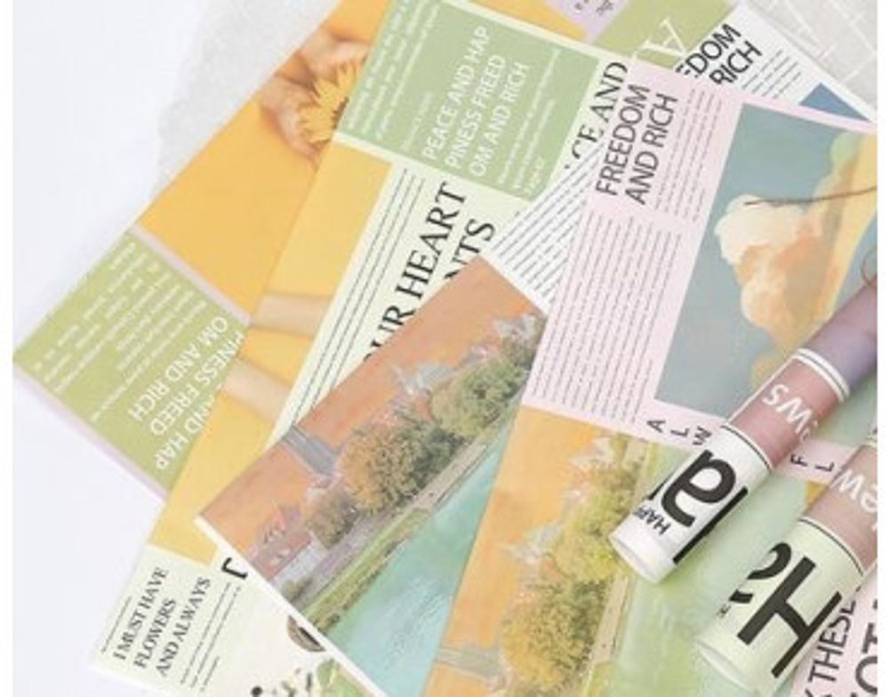 Набор Крафт Хорошие новости 52*58/20шт САЛАТОВЫЙ