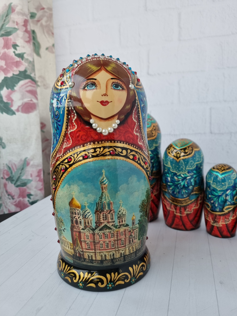 Матрешка "Санкт-Петербург" 7 мест