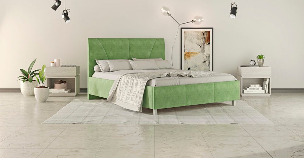 Кровать с системой хранения Naura