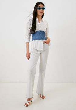 Джинсовый корсет-пояс