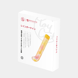 Компактный вибратор из стекла BeYourLover Magic Cane, желтый