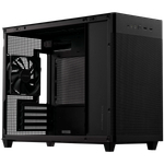 Корпус ASUS Prime AP201 MicroATX Case Black - stylish 33-liter MicroATX case with tool-free side panels and a quasi-filter mesh, with support for 360 mm coolers, graphics cards up to 338 mm long, and standard ATX PSUs