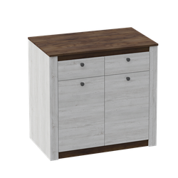 Даллас спальня Тумба с 2 дв и 2 ящ