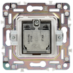 SKANDY Розетка двойная TV+SAT SK-A13Bl черный IEK