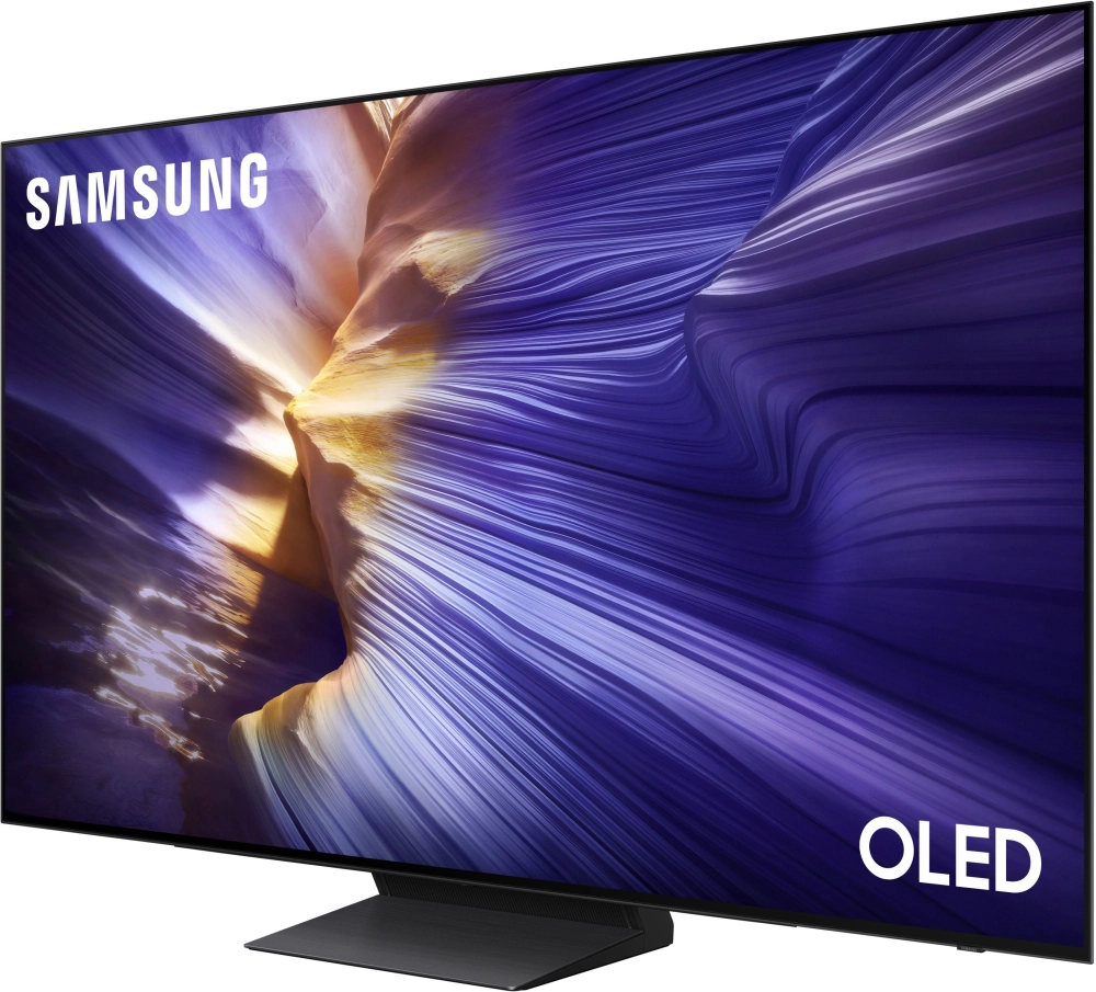 Телевизор OLED Samsung 77" QE77S90FAEXRU Series 9 черный графит 4K Ultra HD 120Hz DVB-T2 DVB-C DVB-S2 USB WiFi Smart TV
