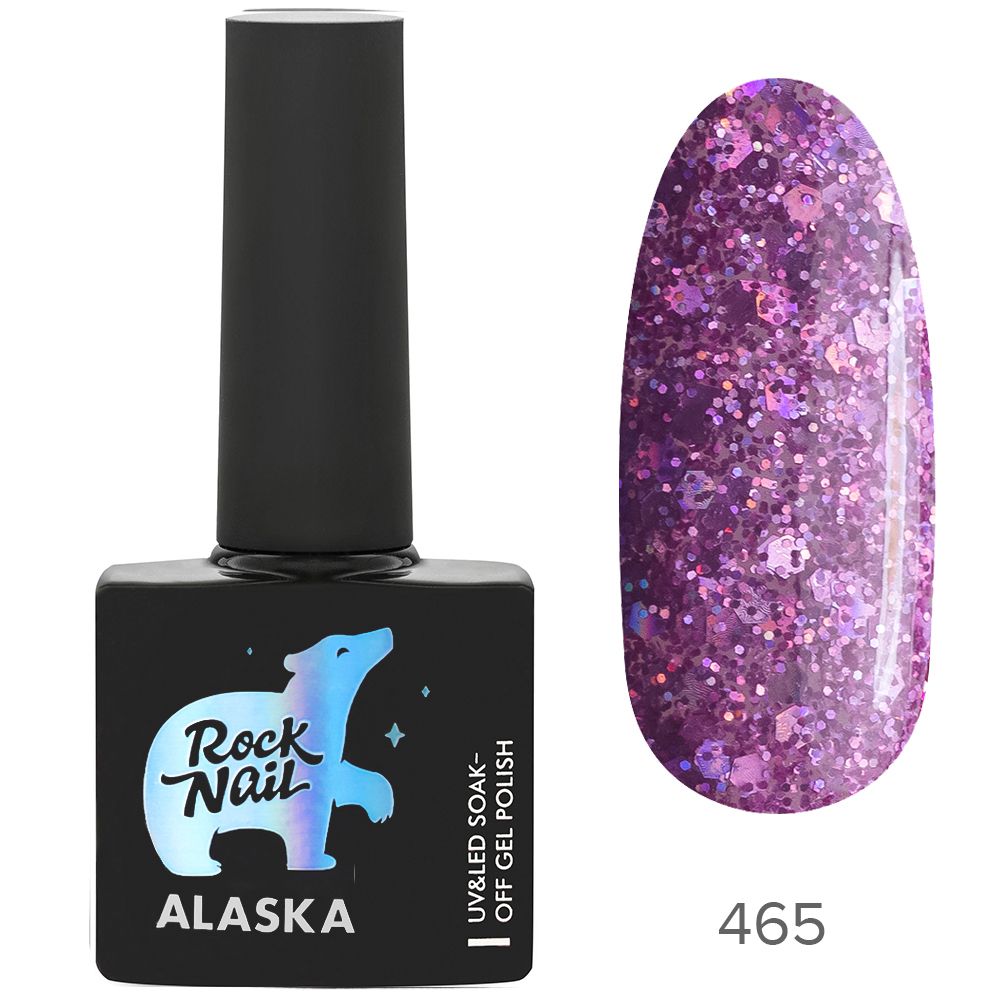 Гель-лак RockNail Alaska 465 Candy Cane