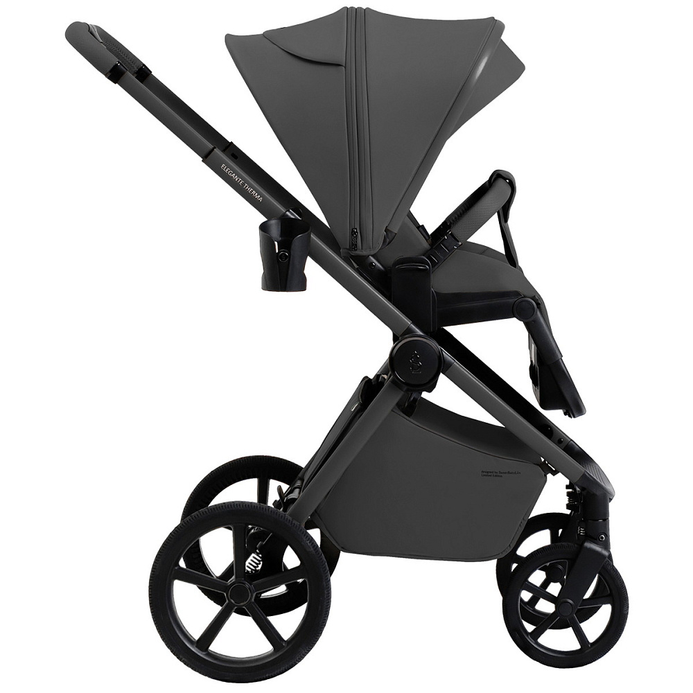 Детская коляска 2 в 1 Sweet Baby SBL Elegante Therma Colore 427712 Dark Grey