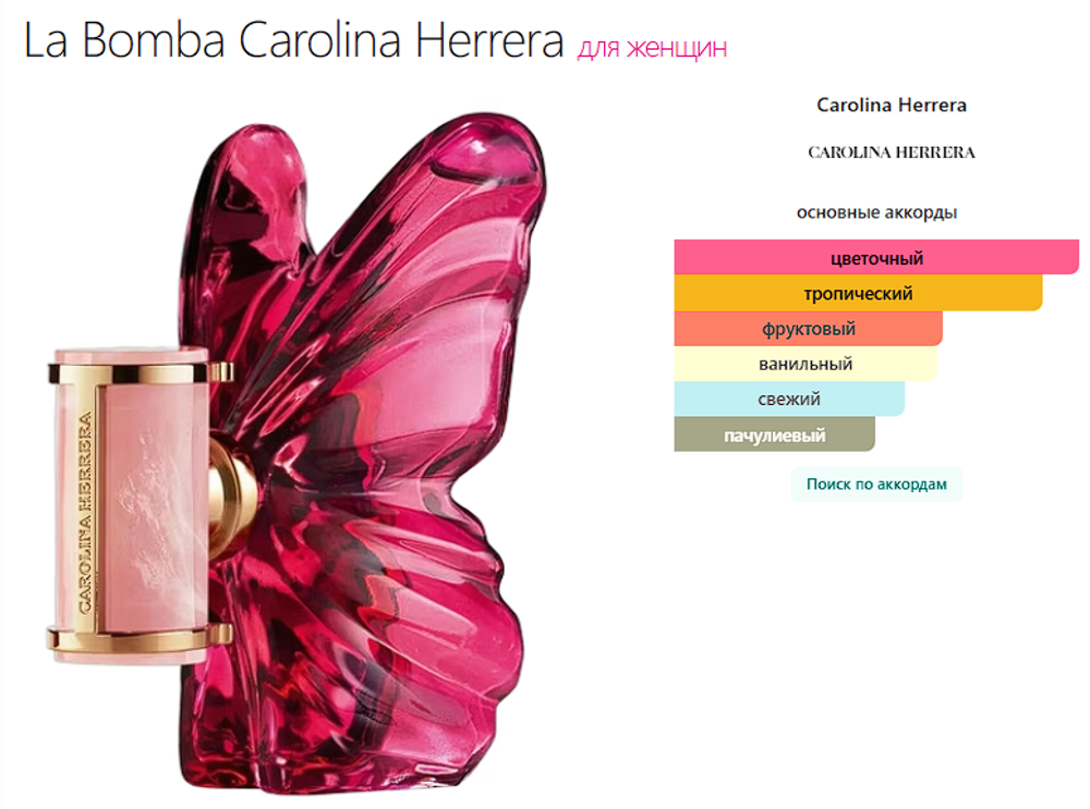 La Bomba Carolina Herrera (duty free парфюмерия)