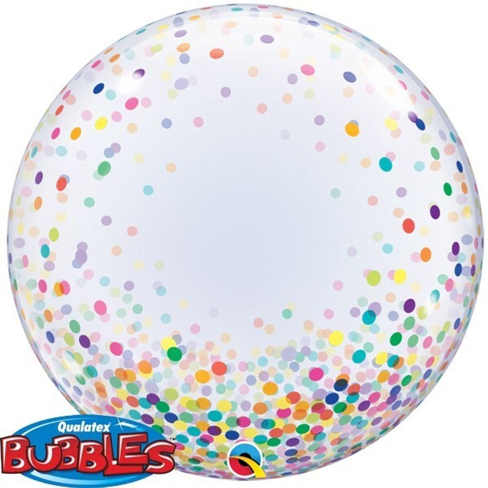 П BUBBLE DECO 24&quot; Конфетти разноцветное