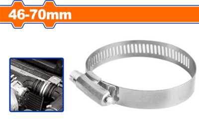 Червячный хомут 46х70 мм 10 шт (60/600) WADFOW WHU2909