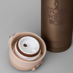 ТЕРМОКРУЖКА WOW 420 МЛ, КОЛБА НЕРЖ.СТАЛЬ 18/10