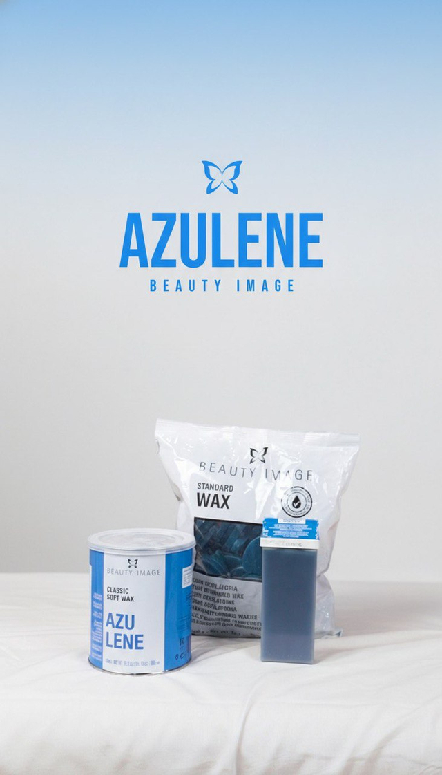 Кассета с воском и роликом - Синий с азуленом