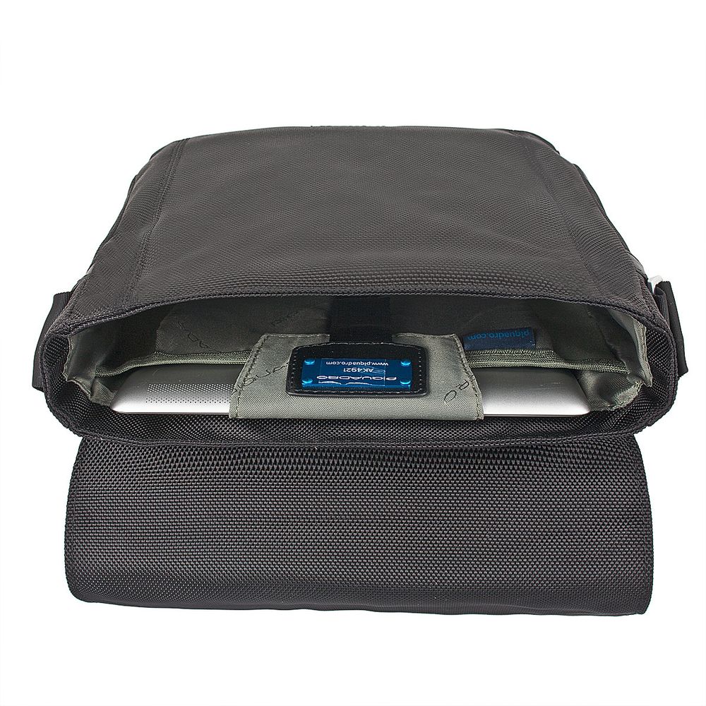 Сумка мужская Piquadro Link черный кожа и ткань (CA1593LK/N)