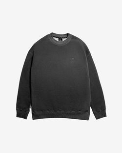Толстовка garment dye черная