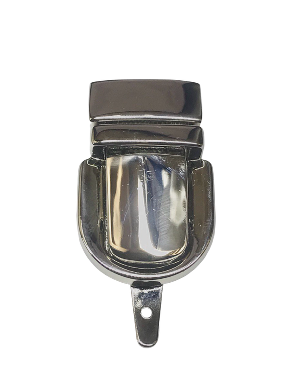 Замок для сумок 2,5*4,5 см никель