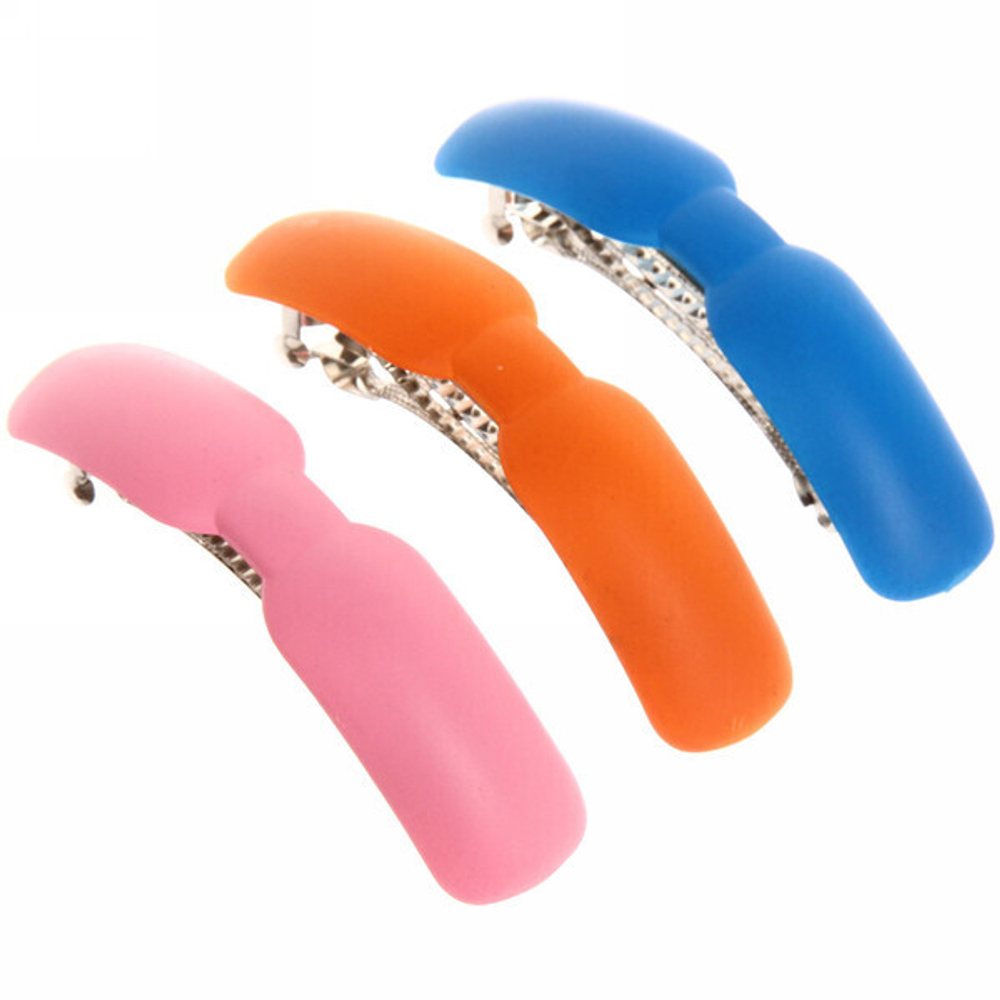 Заколка матовая бант МЗ-0204 Ф1