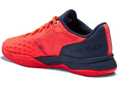 детские Кроссовки теннисные Head Revolt Pro 3.5 Clay Junior - neon red/dress blue