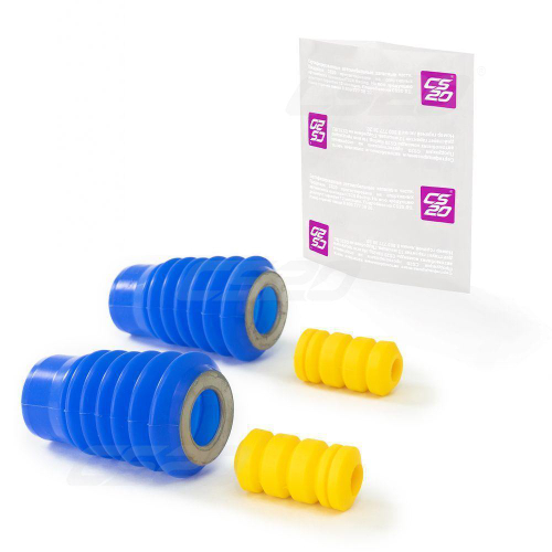 Отбойник передней стойки ВАЗ 2110 2 шт.+2 пыльника полиуретан синий Comfort CS20