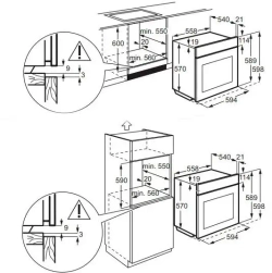 Электрический духовой шкаф Electrolux EOF6P76BX