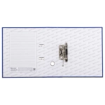 Регистратор 75мм BRAUBERG, покрытие пластик, с уголком, синяя