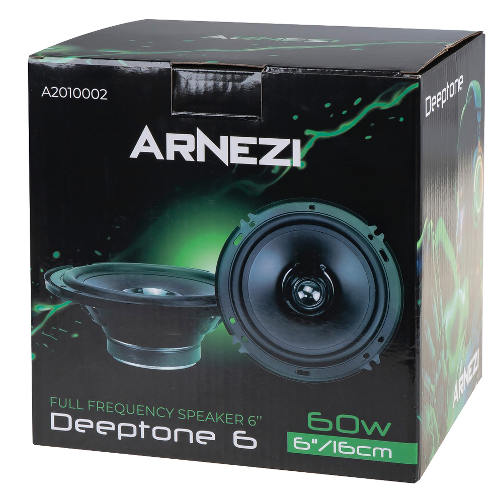 Колонки ARNEZI Deeptone 6, 16 см широкополосные, 2шт, 16 см (6 дюйм.), Max Вт ARNEZI A2010002