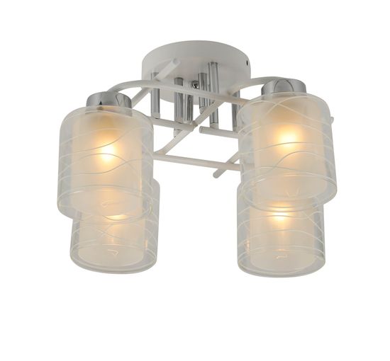 07378/4 WHITE+CHROME (2) Люстра (RL) #