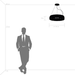 812186 Люстра NIBBLER 18х6W(Led) G9 ЧЕРНЫЙ/БЕЛЫЙ