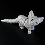 Подвижный котёнок Сфинкс, игрушка антистресс, белый