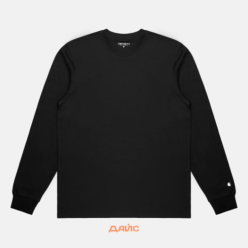 Лонгслив мужской Carhartt WIP Base артикул:I026265_black - купить в магазине Дайс
