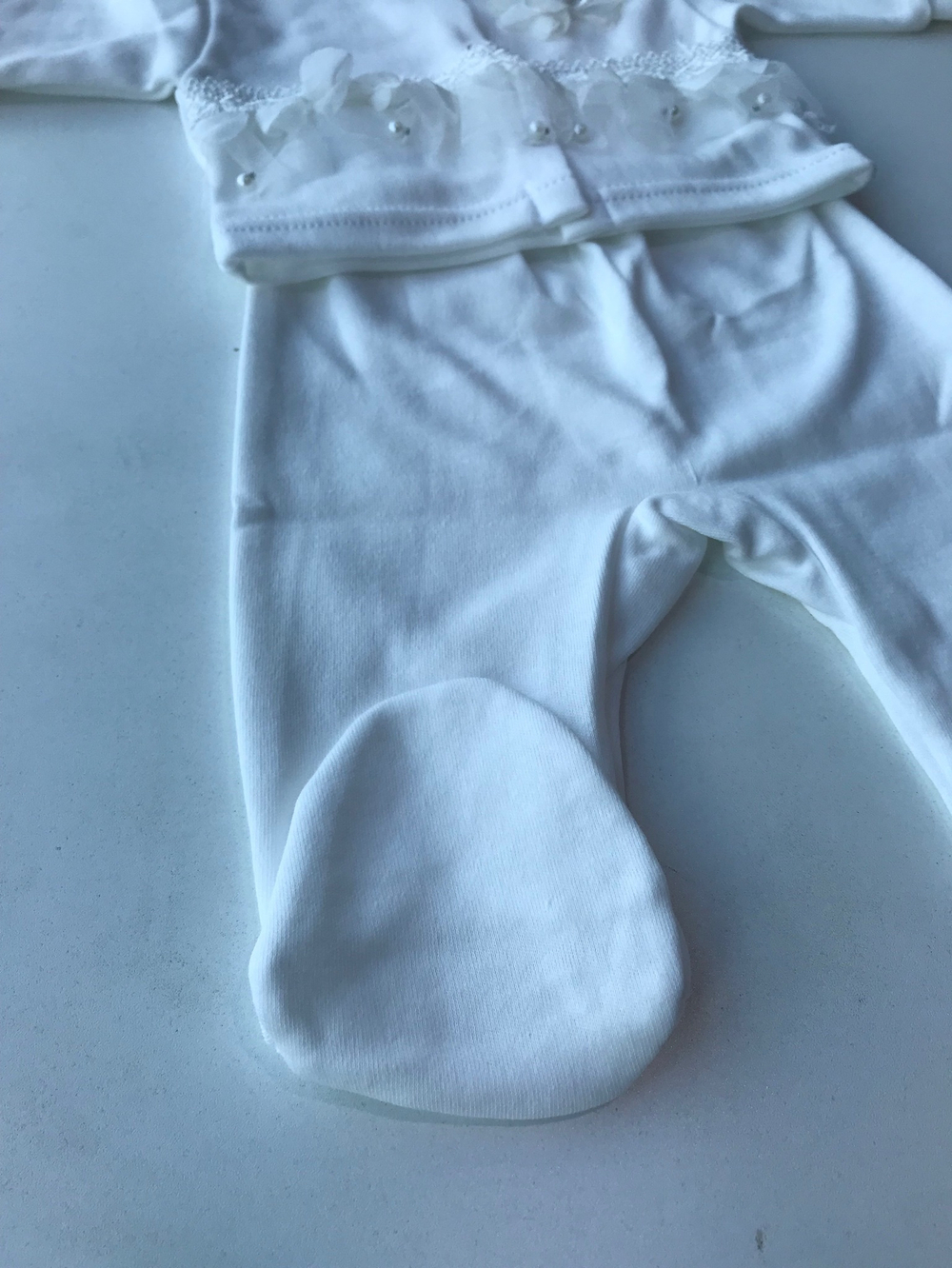 Комплект на выписку (кофта, ползунки, шапка)  (Малышеево) интерлок Арт: 0305И (Размер: 62)