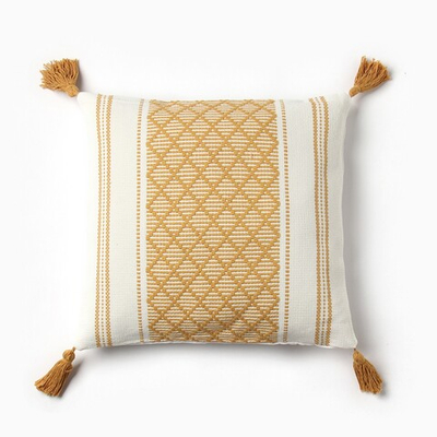 Наволочка декоративная "Этель" сканди 45х45 см горчица, полиэстер 9656464