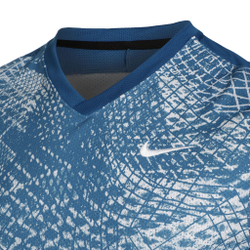 Мужское теннисное поло Nike Dri-Fit Victory Court Novelty T-Shirt Men - Blue, White