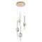 Подвесная светодиодная люстра Modelux Modestyle MS.88926.4 GD