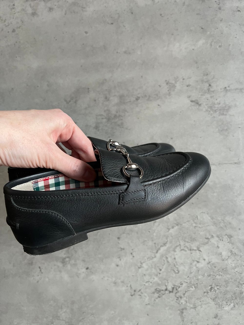 Кожаные лоферы Gucci, 30