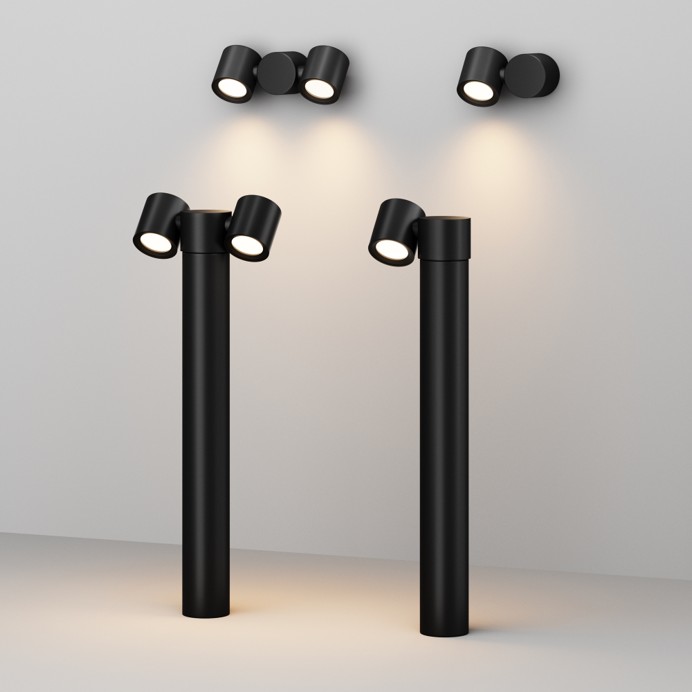 Уличный настенный светильник Outdoor O010WL-01B