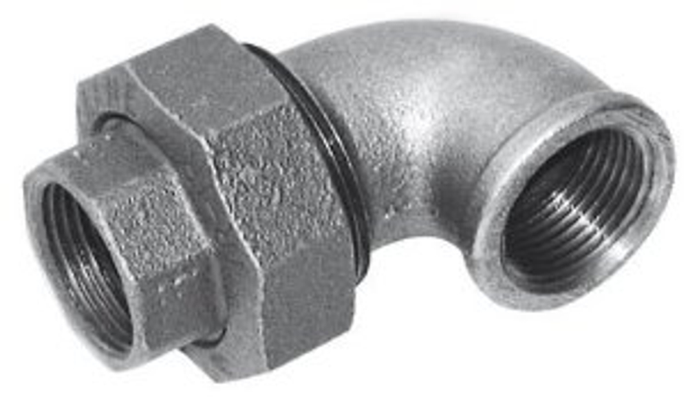Конусное соединение угловое оцинкованное ВР, тип 96, Sanha